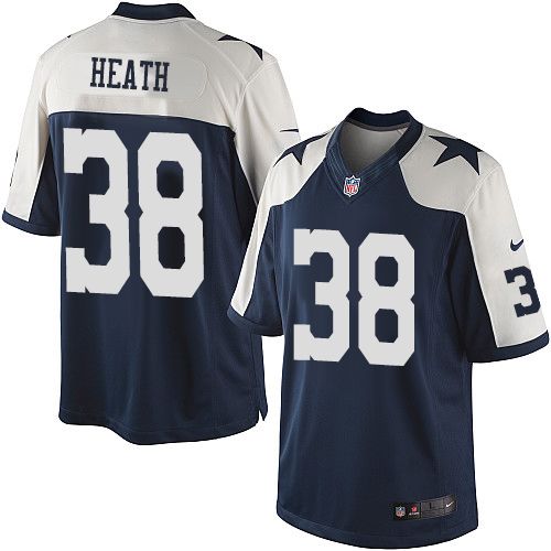 Men's Limited Jeff Heath Nike Jersey Navy Blue Alternate - #38 Throwback NFL Dallas Cowboys